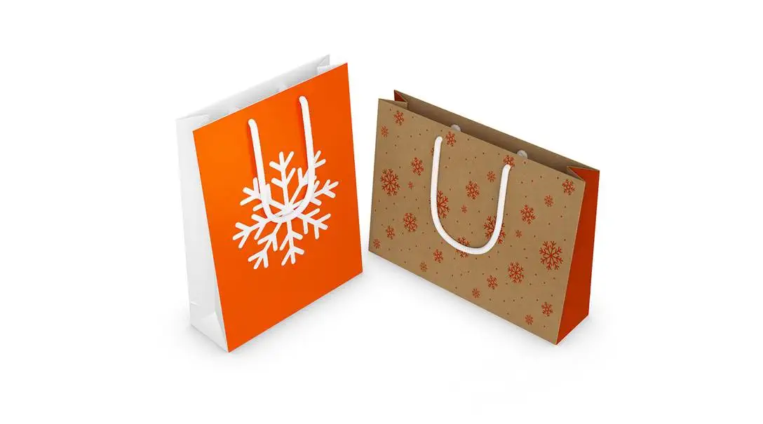 Artikel Weihnachtstüten mit Stoffkordel